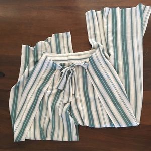 Striped Slitted Pants (rue21)